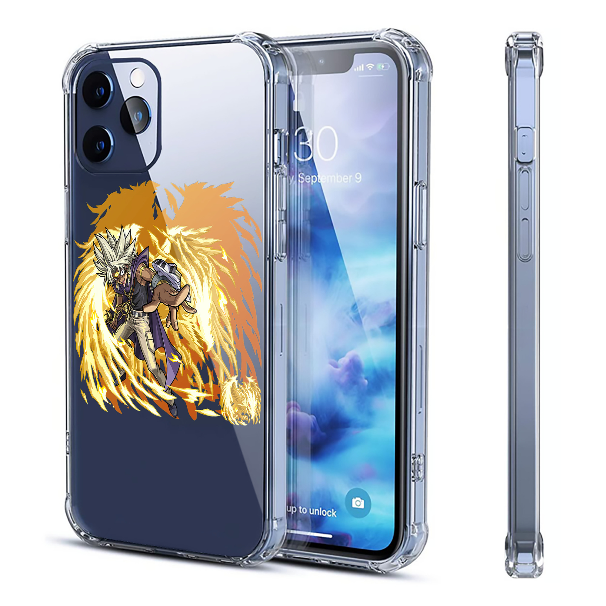 （画像用） 遊☆戯☆王 Yu-Gi-Oh! 【iPhone 12シリーズ対応】透明スマホケース（クリアソフトケース）